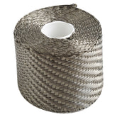 Custom Chrome 2" x 15' Fibreglass Titanium Exhaust Manifold Header Pipe Heat Wrap Thermal Tape